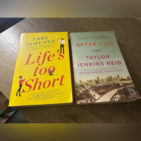 Other - 2 Paperback Book Bundle- Life’s Too Short and After I Do- Popular Booktok Novels